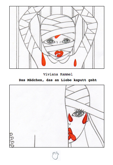 "Das Mädchen, das an Liebe kaputt geht", Cover, Viviana Kammel, 2013
